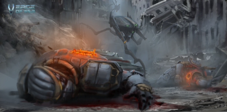 Work in progress new miniature: 3D model Killer drone “Raiksyly”