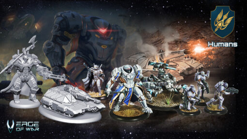 Humans_Four Faction Pledge_ Verge_of_war_Kickstarter